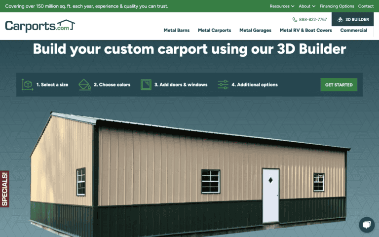 metal carports results after
